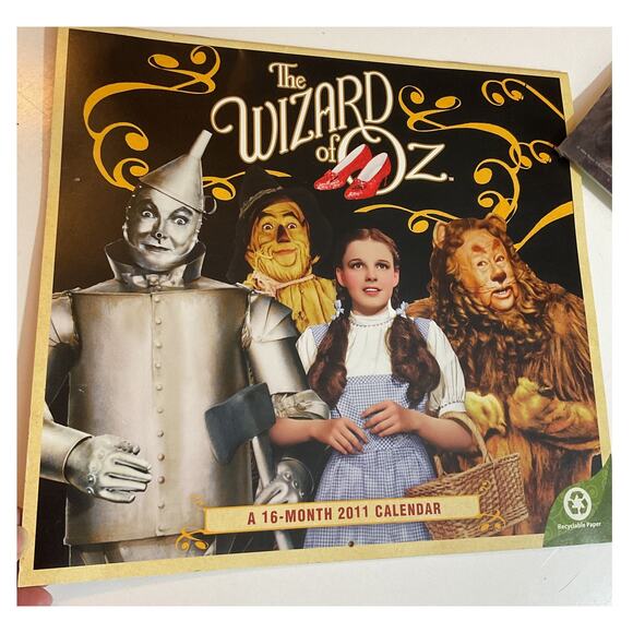 Wizard Of Oz Collectibles Lot of 5 Calenders, Holiday Catalog, Memorabilia - Picture 6 of 9